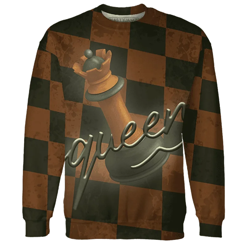 NastyJamz Olive 5s Sweatshirt Match Black Queen All-Over Print