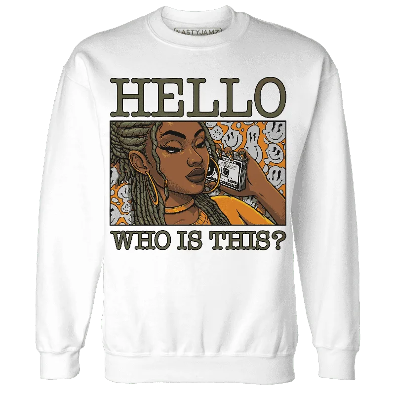 NastyJamz Olive 5s Sweatshirt Match Hello Girl