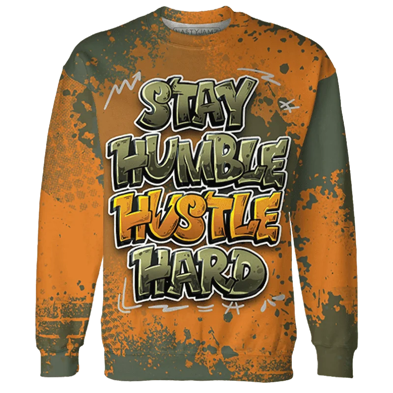 NastyJamz Olive 5s Sweatshirt Match Stay Humble Hustle Hard All-Over Print