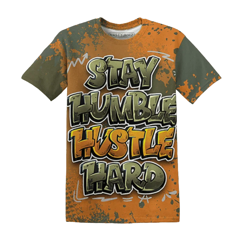 NastyJamz Olive 5s T-Shirt Match Stay Humble Hustle Hard All-Over Print