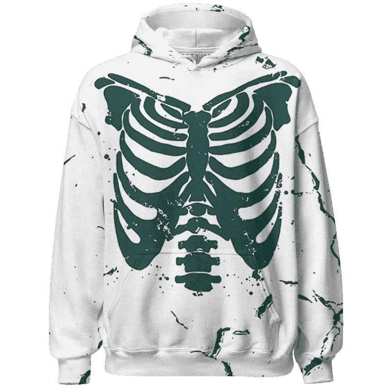 NastyJamz Oxidized Green 4s Hoodie Match Skeleton Y2k All-Over Print