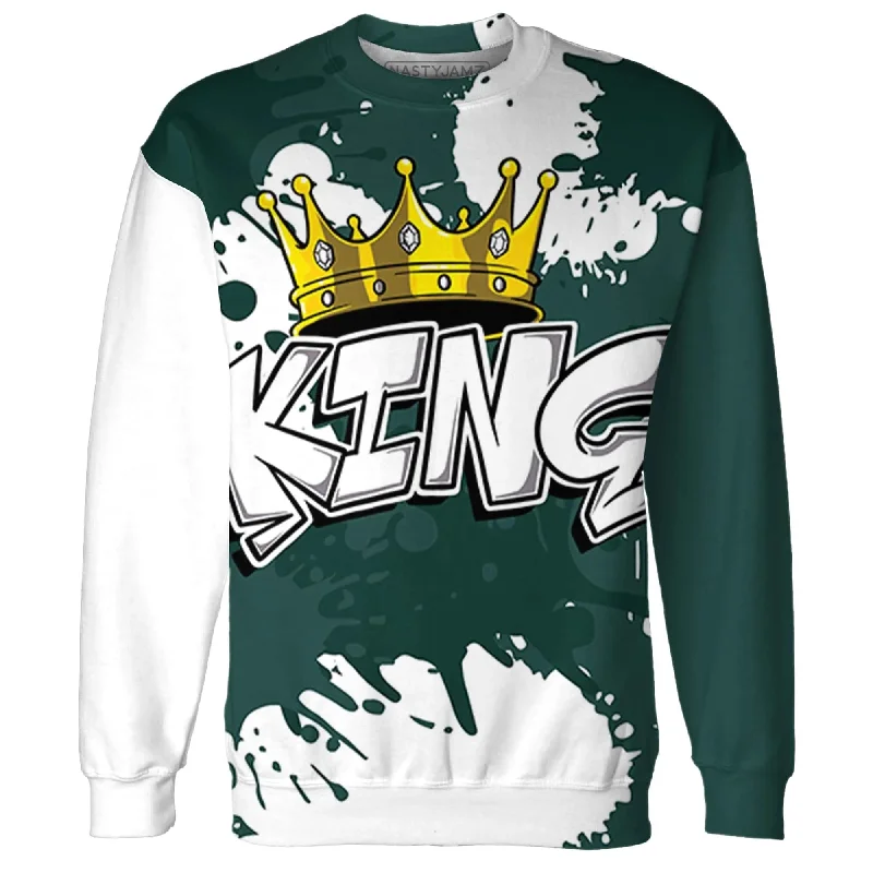 NastyJamz Oxidized Green 4s Sweatshirt Match KING All-Over Print