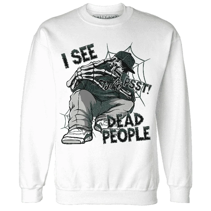 NastyJamz Oxidized Green 4s Sweatshirt Match Skull Whisper