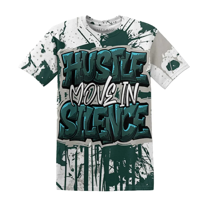 NastyJamz Oxidized Green 4s T-Shirt Match Hustle Move In Silence All-Over Print