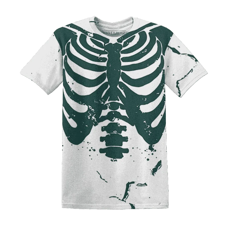 NastyJamz Oxidized Green 4s T-Shirt Match Skeleton Y2k All-Over Print