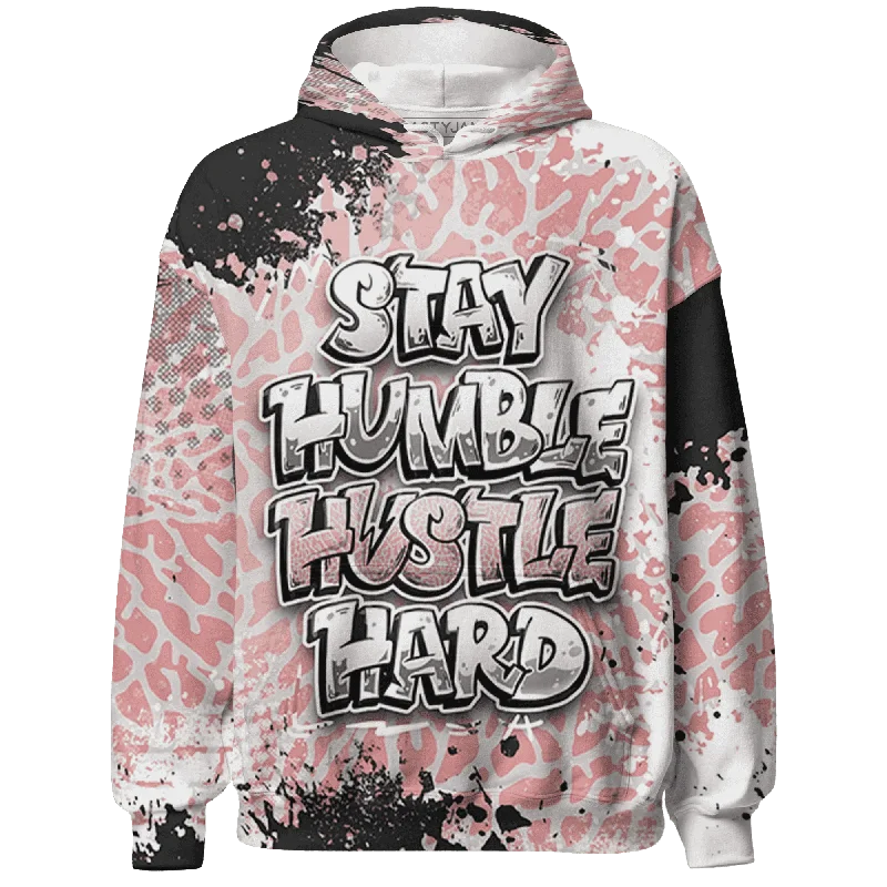 NastyJamz Red Stardust 3s Hoodie Match Stay Humble Hustle Hard All-Over Print