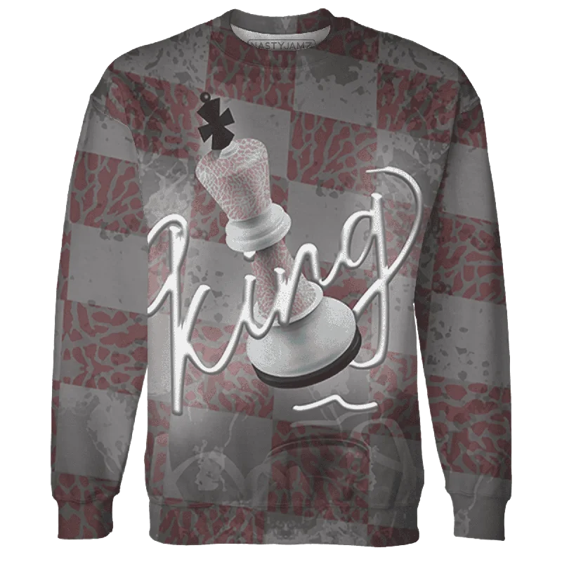 NastyJamz Red Stardust 3s Sweatshirt Match Black King All-Over Print