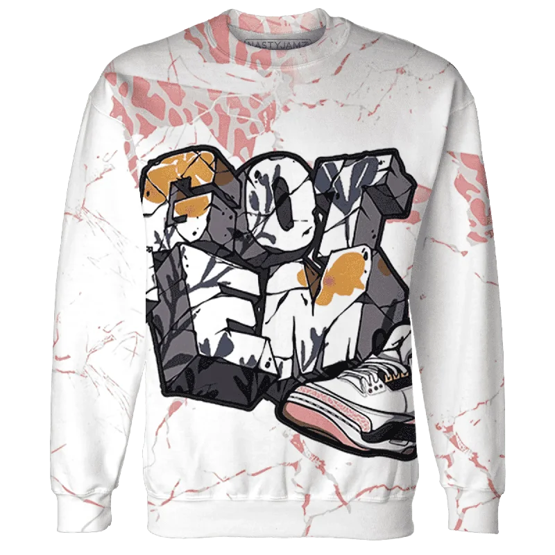 NastyJamz Red Stardust 3s Sweatshirt Match Got Em All-Over Print