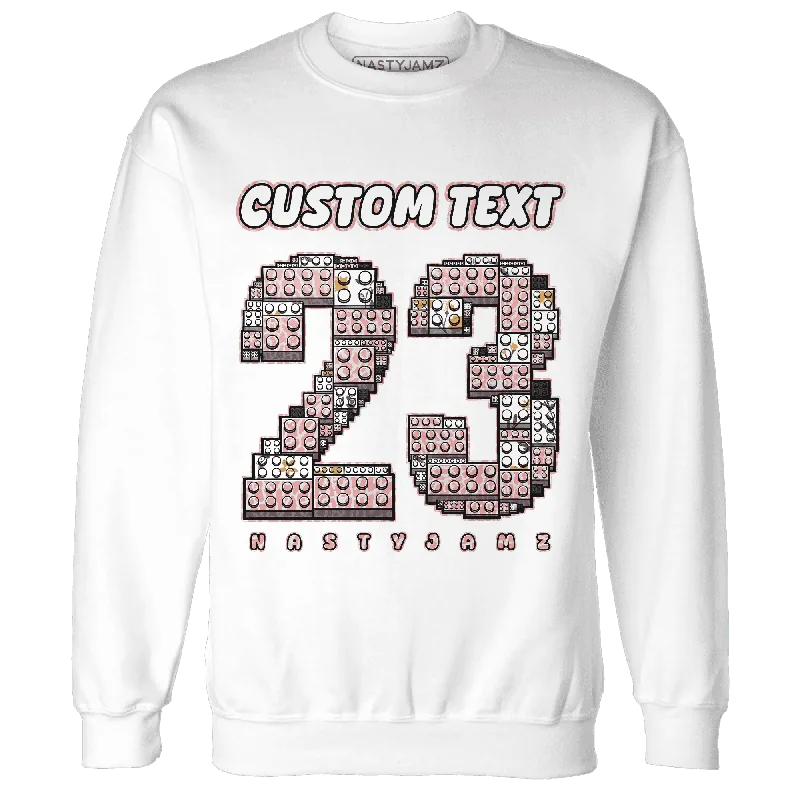 NastyJamz Red Stardust 3s Sweatshirt Match Number 23 Custom Text