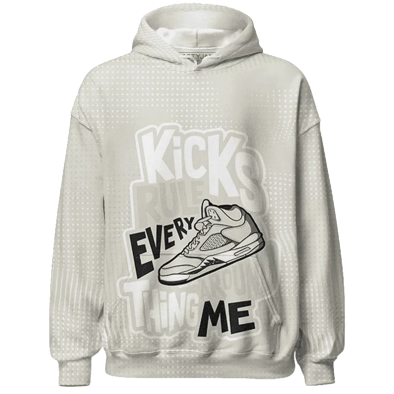 NastyJamz SE Sail 5s Hoodie Match Kicks Rule All-Over Print