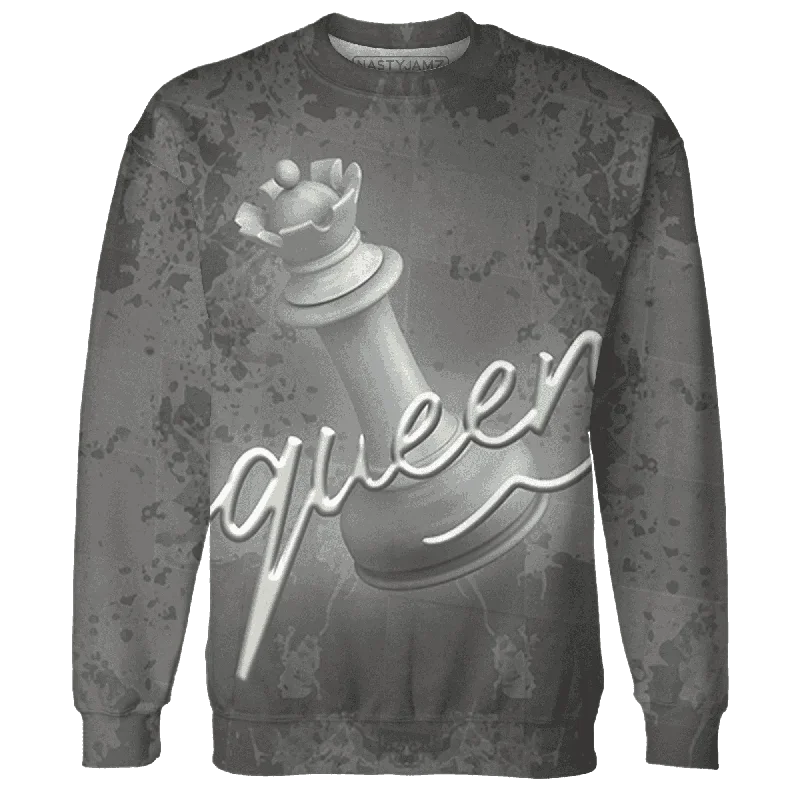 NastyJamz SE Sail 5s Sweatshirt Match Black Queen All-Over Print