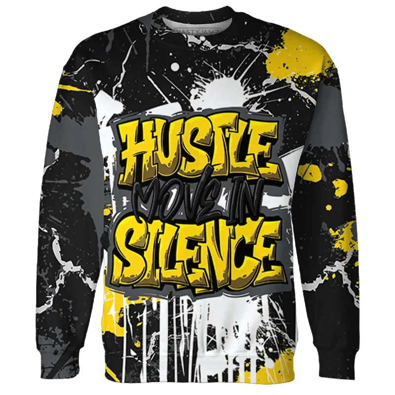 NastyJamz Thunder 4s Sweatshirt Match Hustle Move In Silence All-Over Print