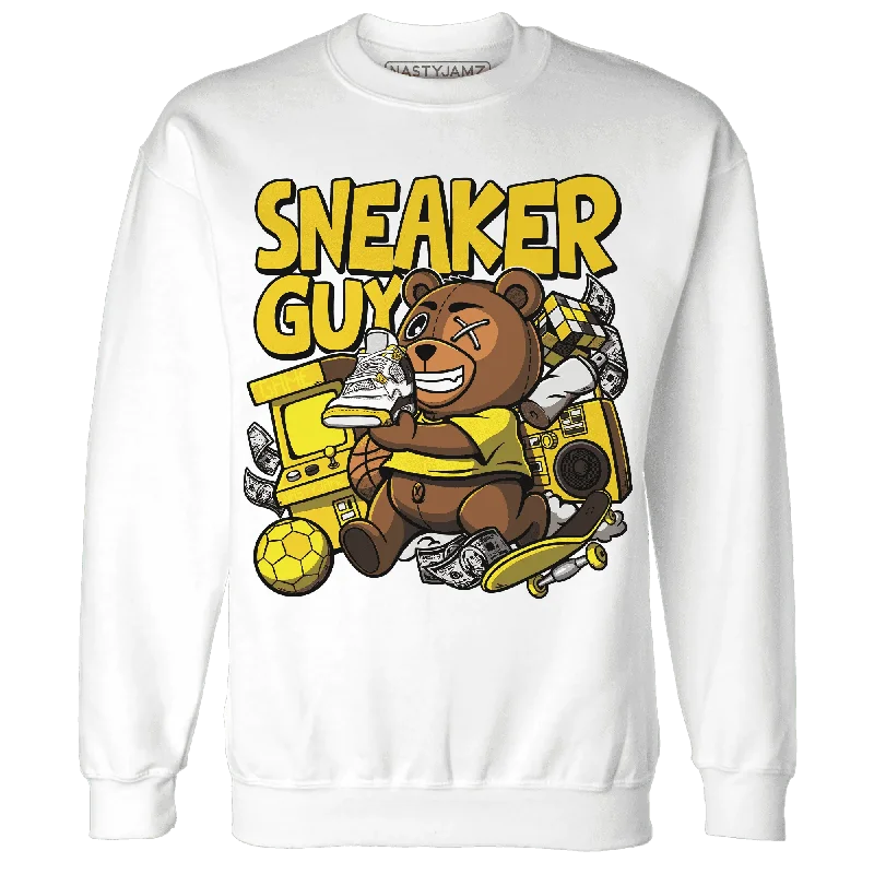 NastyJamz Vivid Sulfur 4s Sweatshirt Match Sneaker BER