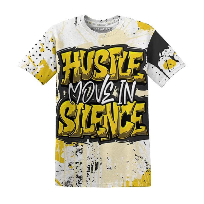 NastyJamz Vivid Sulfur 4s T-Shirt Match Hustle Move In Silence All-Over Print