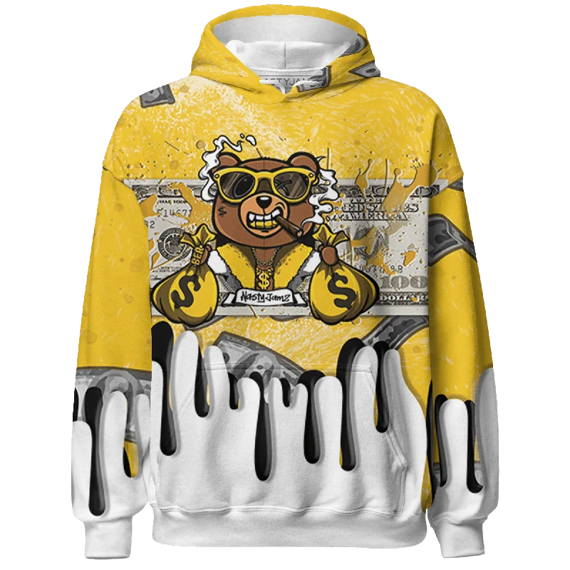 NastyJamz Yellow Ochre 6s Hoodie Match BER Dollar All-Over Print