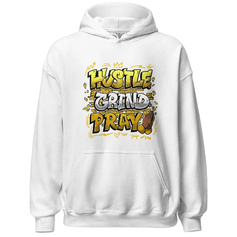 NastyJamz Yellow Ochre 6s Hoodie Match Hustle Grind Pray