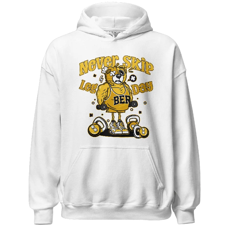 NastyJamz Yellow Ochre 6s Hoodie Match Leg Day BER