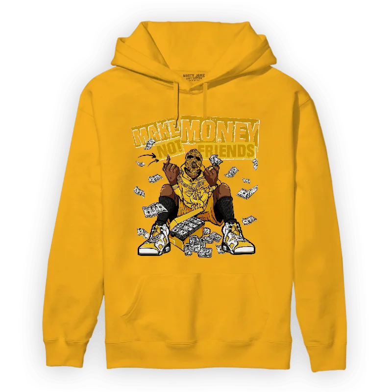 NastyJamz Yellow Ochre 6s Hoodie Match Make Money Not Friends