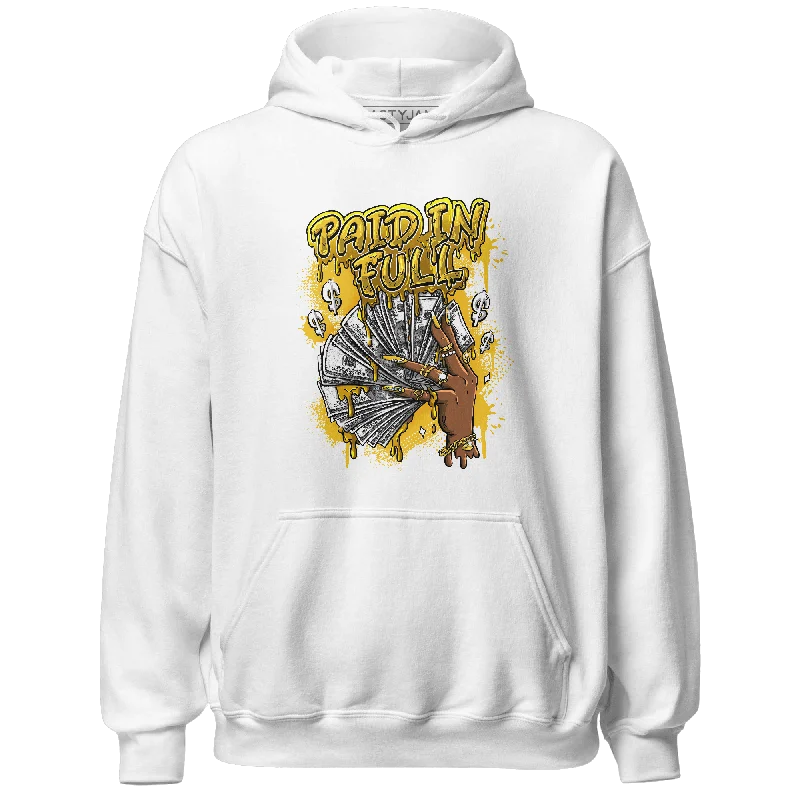 NastyJamz Yellow Ochre 6s Hoodie Match Paid In Full