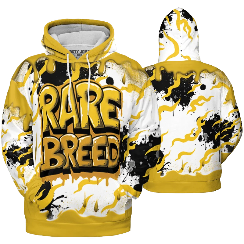 NastyJamz Yellow Ochre 6s Hoodie Match Rare Breed Drippin All-Over Print