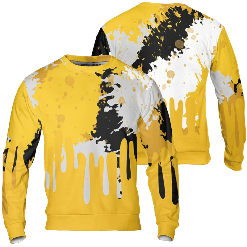 NastyJamz Yellow Ochre 6s Sweatshirt Match Colorful Art All-Over Print