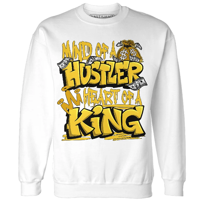 NastyJamz Yellow Ochre 6s Sweatshirt Match Hustler Heart King