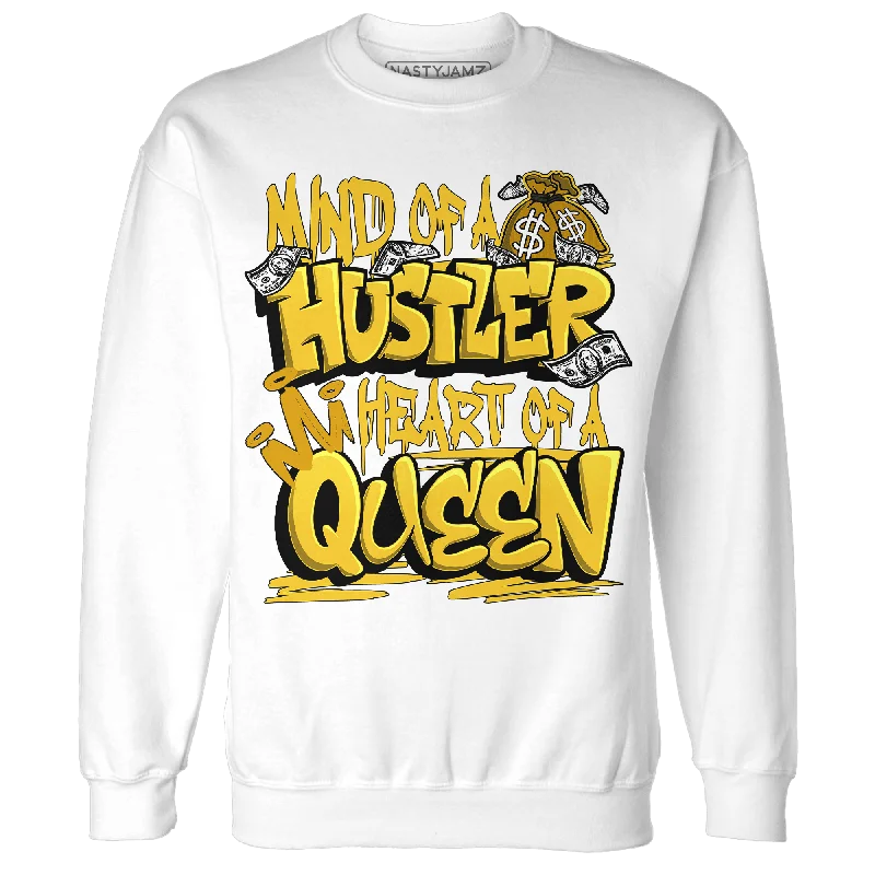 NastyJamz Yellow Ochre 6s Sweatshirt Match Hustler Heart Queen