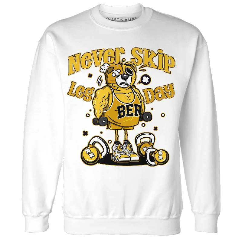 NastyJamz Yellow Ochre 6s Sweatshirt Match Leg Day BER