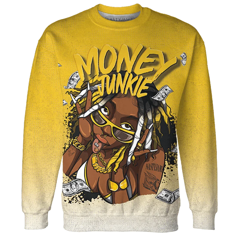 NastyJamz Yellow Ochre 6s Sweatshirt Match Money Junkie All-Over Print