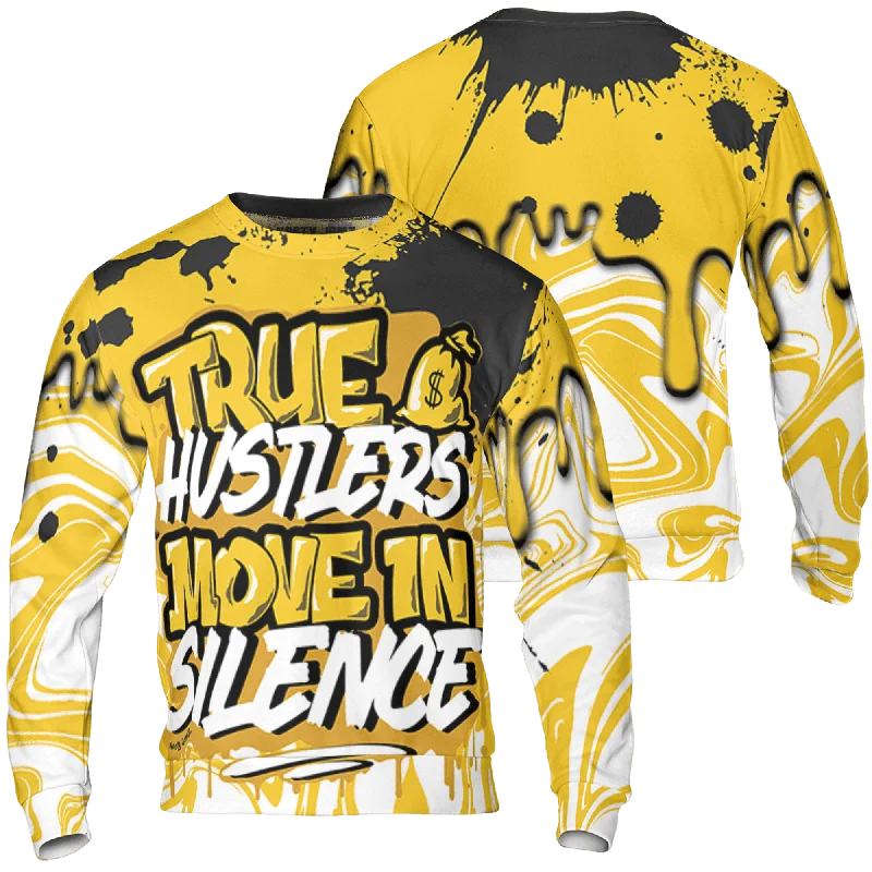 NastyJamz Yellow Ochre 6s Sweatshirt Match Move In Silence Color Splash All-Over Print