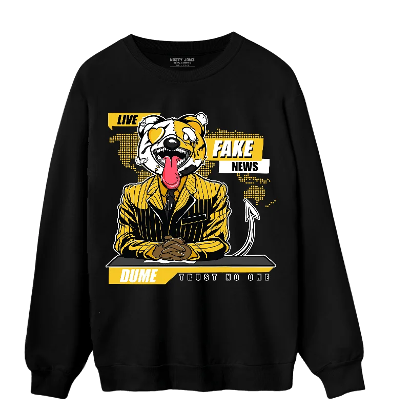 NastyJamz Yellow Ochre 6s Sweatshirt Match News Presenter BER