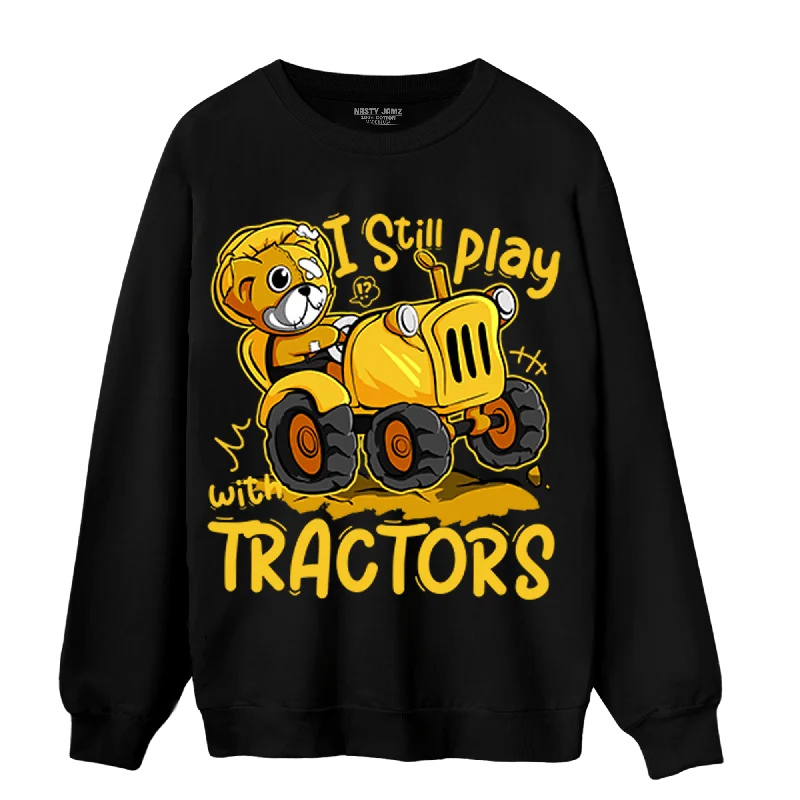 NastyJamz Yellow Ochre 6s Sweatshirt Match Play With Tractors BER