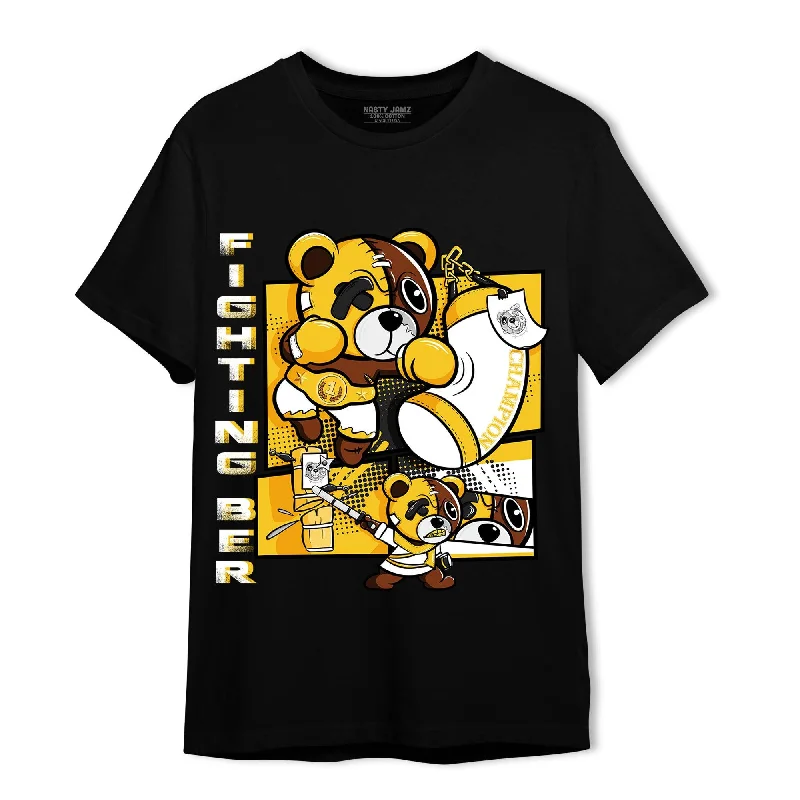 NastyJamz Yellow Ochre 6s T-Shirt Match BER Fighting Boxing