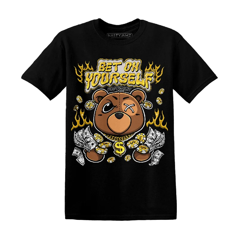 NastyJamz Yellow Ochre 6s T-Shirt Match Bet On Yourself BER