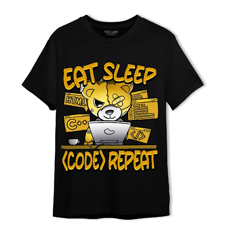 NastyJamz Yellow Ochre 6s T-Shirt Match Eat Sleep Code BER