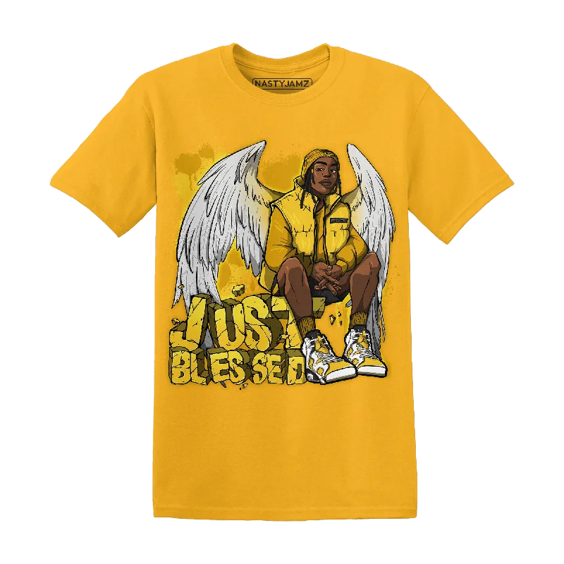 NastyJamz Yellow Ochre 6s T-Shirt Match Just Blessed