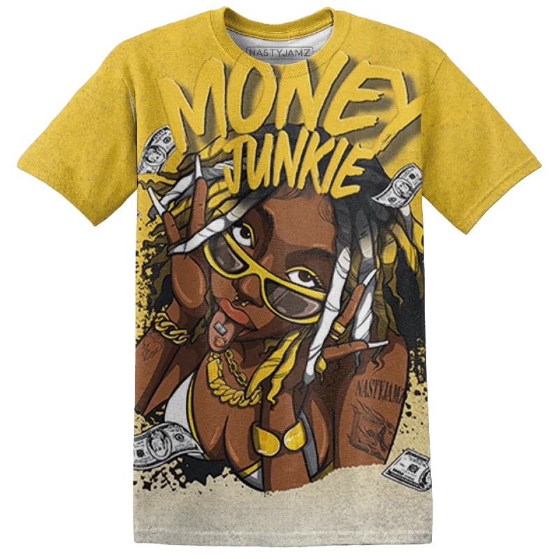 NastyJamz Yellow Ochre 6s T-Shirt Match Money Junkie All-Over Print