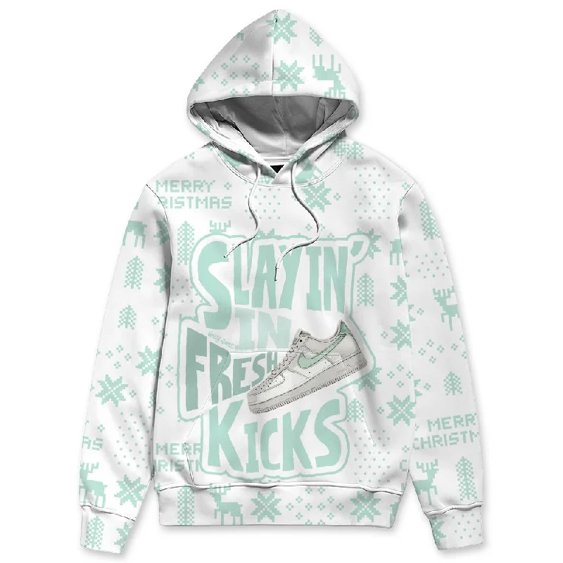 AF 1 Jade Ice NastyJamz Hoodie Match Slayin Kicks All-Over Print