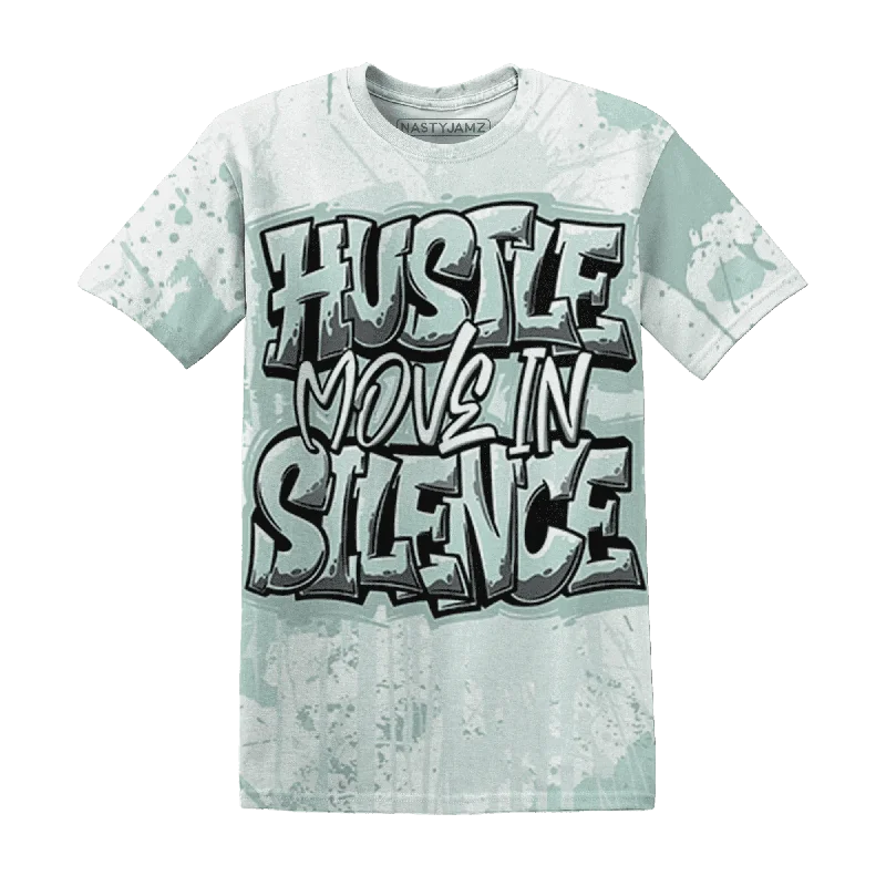 Functional And Stylish Unisex Wear NastyJamz AF 1 Low Jade Ice White T-Shirt Match Hustle Move In Silence All-Over Print