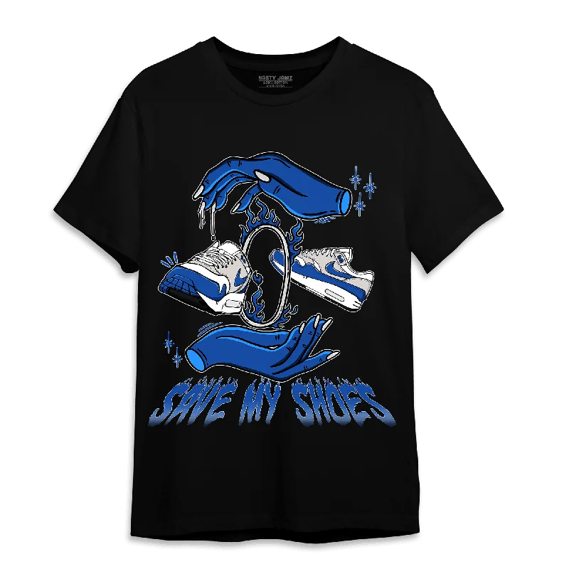 NastyJamz Air Max 1 86 Royal T-Shirt Match Save My Shoes