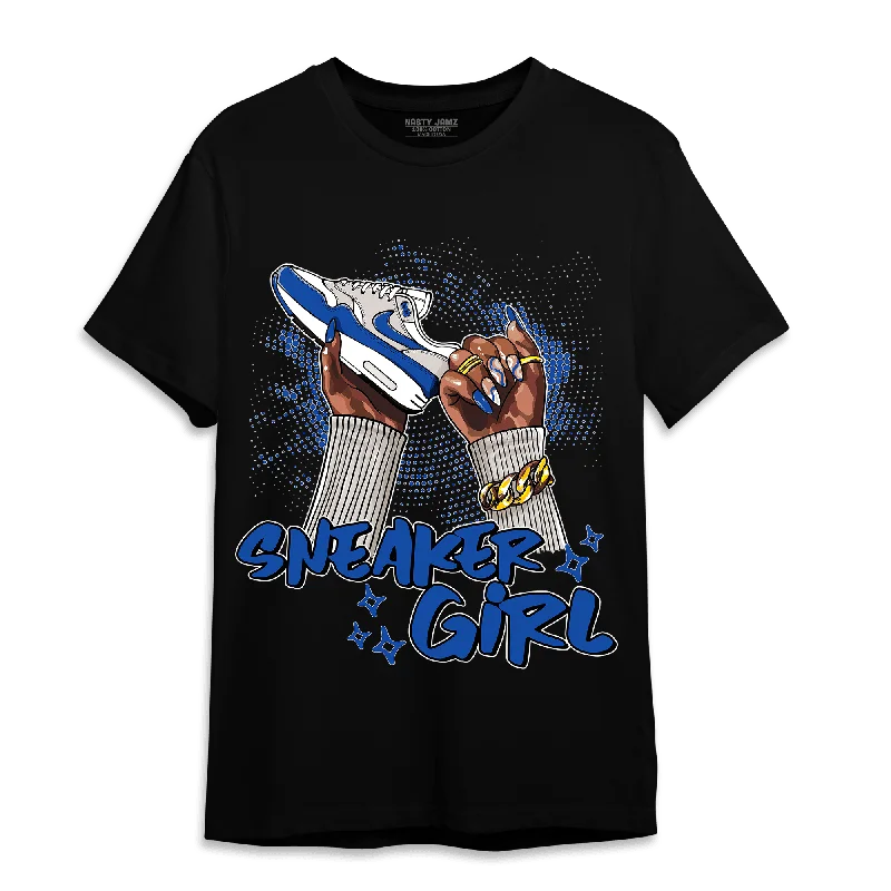 NastyJamz Air Max 1 86 Royal T-Shirt Match Sneaker Girl Nail