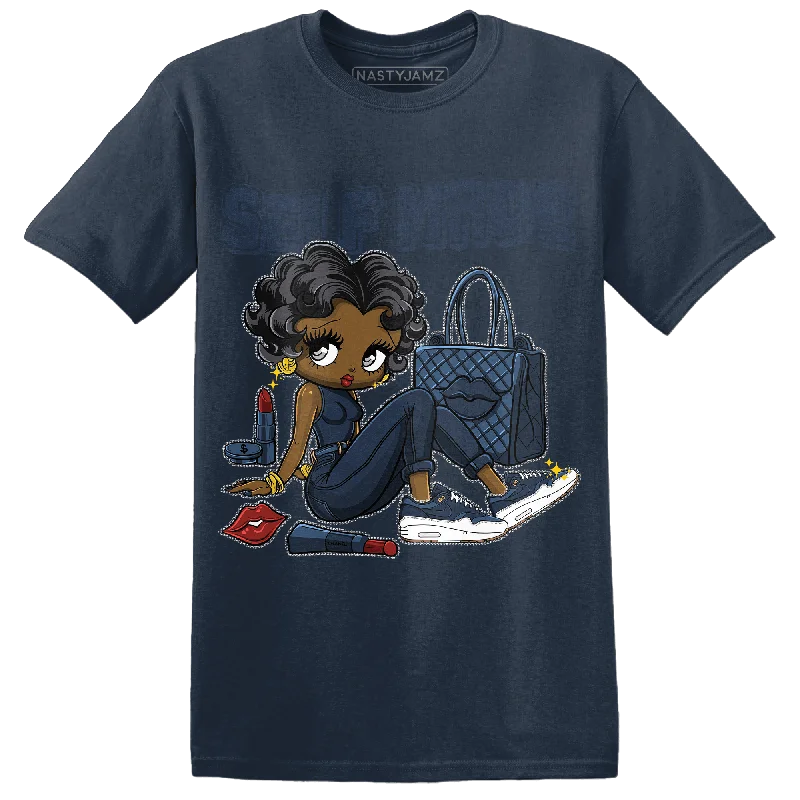 NastyJamz AM 1 86 Jackie Robinson T-Shirt Match Sneaker Girl Selfmade