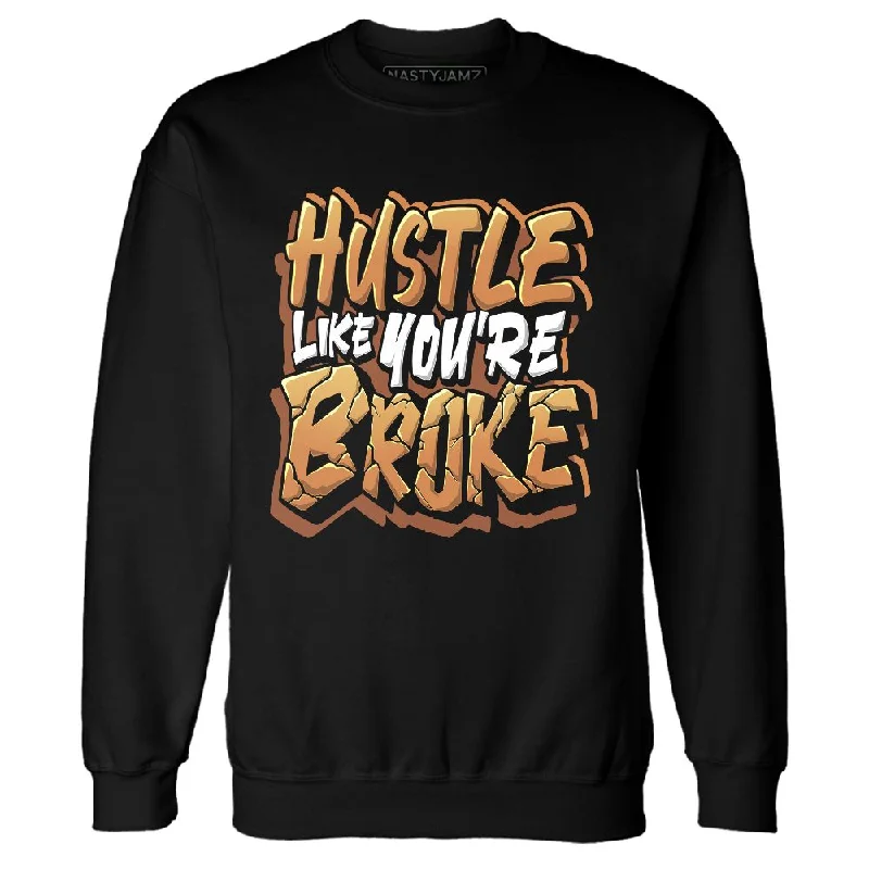 AM 1 Essential Light Bone NastyJamz Sweatshirt Match Hustle Like Broke