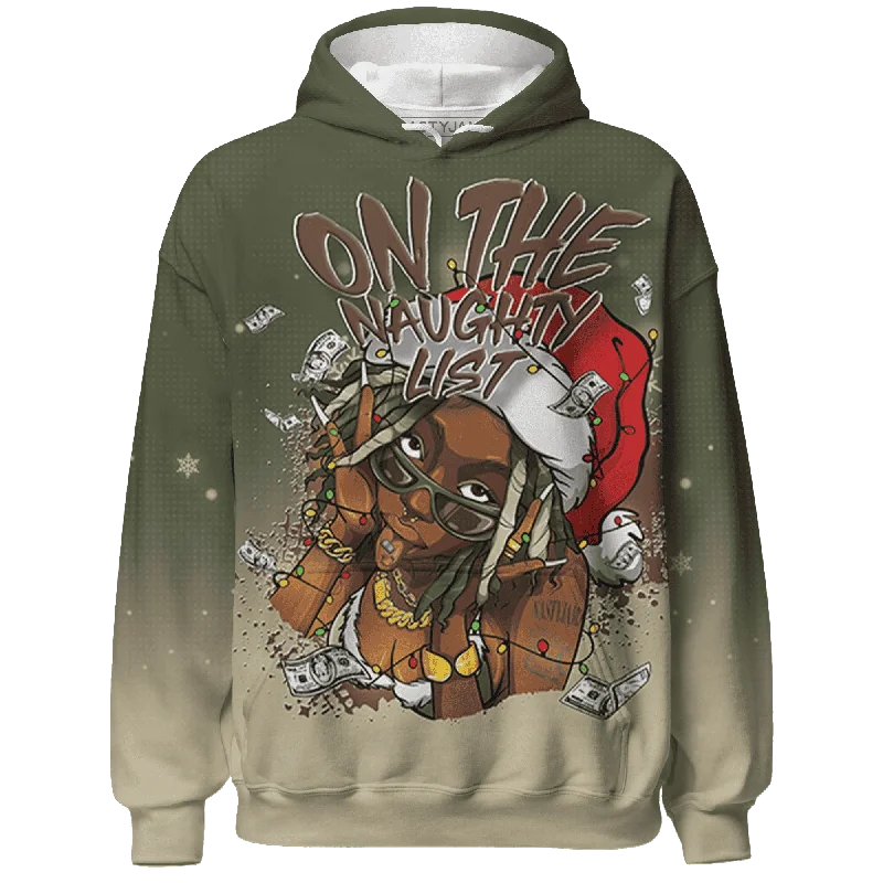 AM 1 Essential Premium NastyJamz Hoodie Match Xmas Naughty List All-Over Print