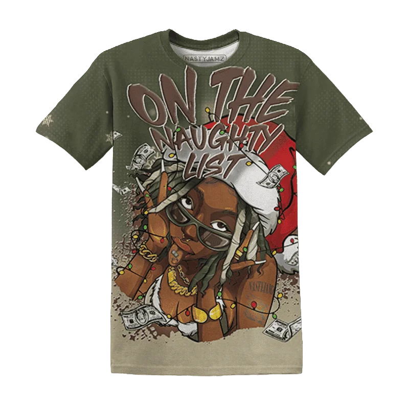 Functional And Stylish Unisex Wear AM 1 Essential Premium NastyJamz T-Shirt Match Xmas Naughty List All-Over Print