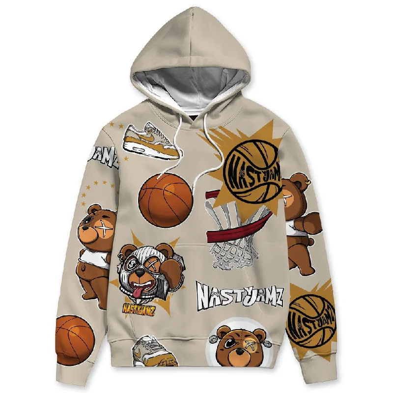 AM 1 SC Bronze NastyJamz Hoodie Match BER Icon Wallpapers All-Over Print