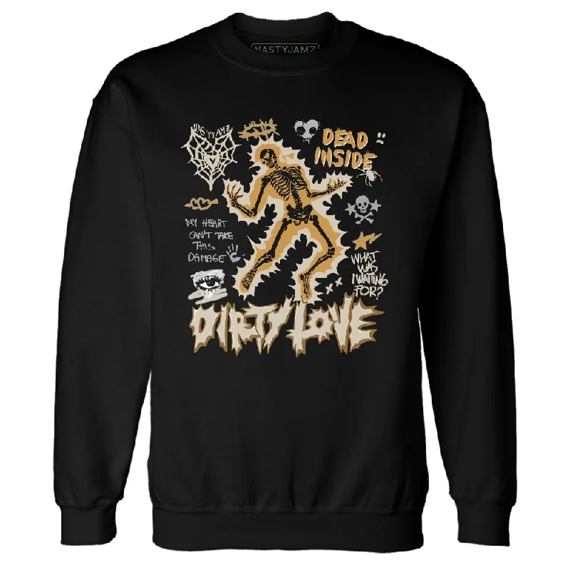 AM 1 SC Bronze NastyJamz Sweatshirt Match Dirty Love Skull