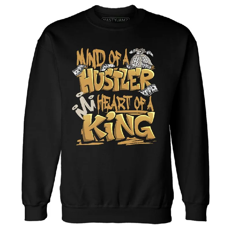 AM 1 SC Bronze NastyJamz Sweatshirt Match Hustler Heart King