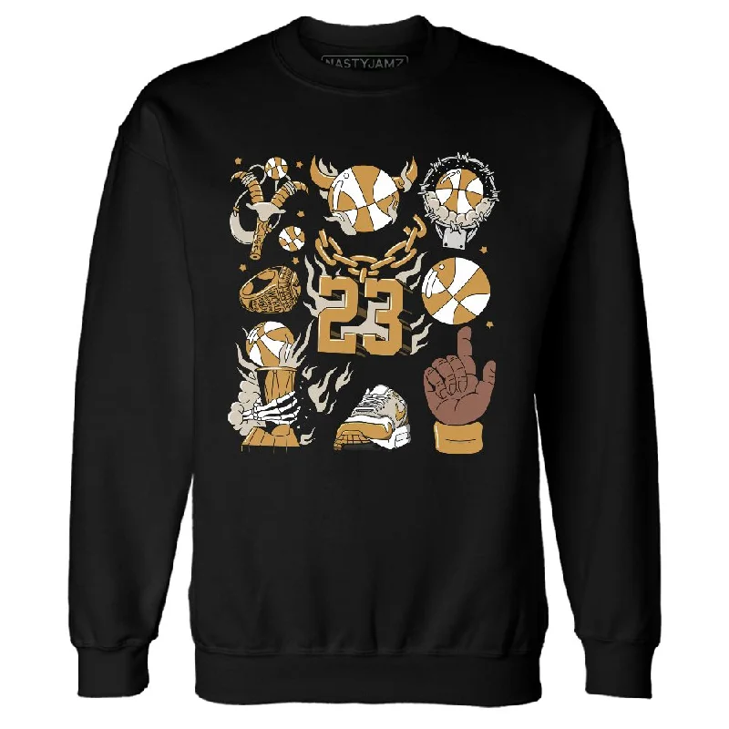 AM 1 SC Bronze NastyJamz Sweatshirt Match Neclaces Number 23