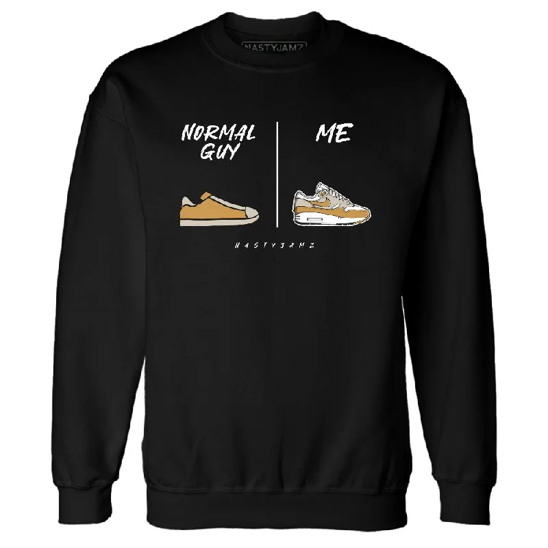 AM 1 SC Bronze NastyJamz Sweatshirt Match Normal Guy Shoe